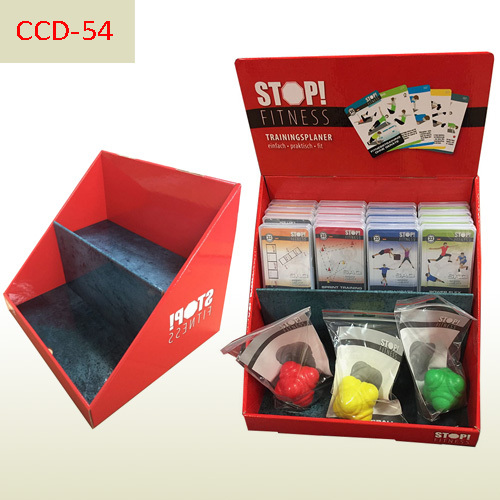 Customized cardboard counter top display box for Fitness training cards,POP display stand, custom made display rack manufacturer, Paper Package Boxes, Gift boxes, Shopping bag factory China factory, Sino Printing & Packaging,Customized cardboard counter top display box for Fitness training cards