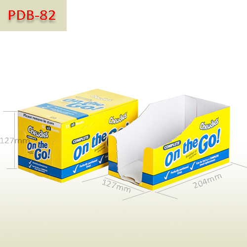 Perforated removable lid chewing gum paper display box,POP display stand, custom made display rack manufacturer, Paper Package Boxes, Gift boxes, Shopping bag factory China factory, Sino Printing & Packaging,Perforated removable lid chewing gum paper display box