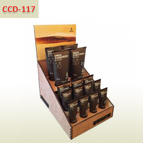 Sunscreen body retail store cardboard counter top display box,POP display stand, custom made display rack manufacturer, Paper Package Boxes, Gift boxes, Shopping bag factory China factory, Sino Printing & Packaging,Sunscreen body retail store cardboard counter top display box
