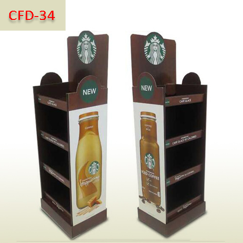 Superstore retail cardboard floor display stand for coffee bags,POP display stand, custom made display rack manufacturer, Paper Package Boxes, Gift boxes, Shopping bag factory China factory, Sino Printing & Packaging,Superstore retail cardboard floor display stand for coffee bags