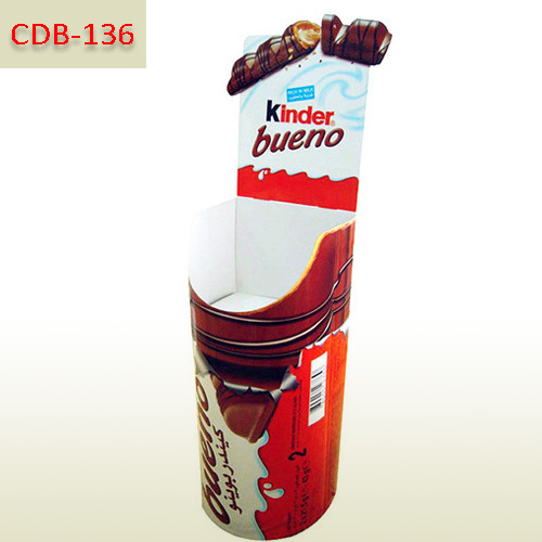 Cardboard display bin for kinder chocolate bars,POP display stand, custom made display rack manufacturer, Paper Package Boxes, Gift boxes, Shopping bag factory China factory, Sino Printing & Packaging,Cardboard display bin for kinder chocolate bars