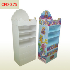 Cartoon character dolls wholesale Cardboard floor display stand