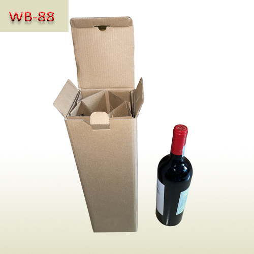 Economic Corrugated Paper packaging Box for wine bottle