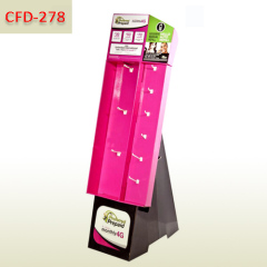 Mobile phone cases retail Cardboard Floor Pegs Display rack,POP display stand, custom made display rack manufacturer, Paper Package Boxes, Gift boxes, Shopping bag factory China factory, Sino Printing & Packaging,Mobile phone cases retail Cardboard Floor Pegs Display rack