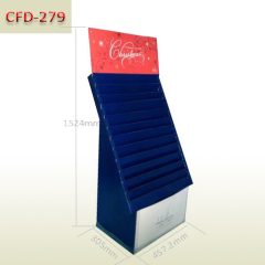 Christmas Greeting Cards Retail Cardboard Floor Display Rack,POP display stand, custom made display rack manufacturer, Paper Package Boxes, Gift boxes, Shopping bag factory China factory, Sino Printing & Packaging,Christmas Greeting Cards Retail Cardboard Floor Display Rack