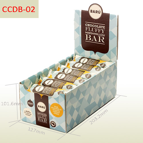 Chocolate Marshmallow bar packaging and display box,POP display stand, custom made display rack manufacturer, Paper Package Boxes, Gift boxes, Shopping bag factory China factory, Sino Printing & Packaging,Chocolate Marshmallow bar packaging and display box