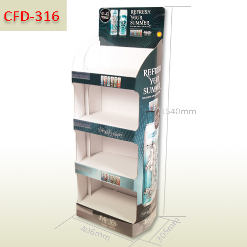 POP Shampoo retail Cardboard Floor Display Stand,POP display stand, custom made display rack manufacturer, Paper Package Boxes, Gift boxes, Shopping bag factory China factory, Sino Printing & Packaging,POP Shampoo retail Cardboard Floor Display Stand