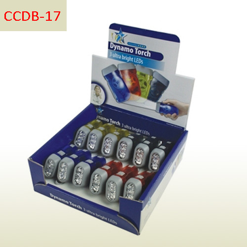PDQ Corrugated Counter top Display Box for Dynamo Torch,POP display stand, custom made display rack manufacturer, Paper Package Boxes, Gift boxes, Shopping bag factory China factory, Sino Printing & Packaging,PDQ Corrugated Counter top Display Box for Dynamo Torch