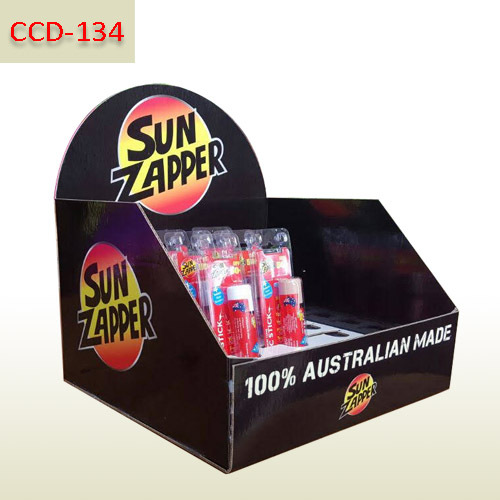 Sun Zapper Supermarket Retail Cardboard Counter Display Box,POP display stand, custom made display rack manufacturer, Paper Package Boxes, Gift boxes, Shopping bag factory China factory, Sino Printing & Packaging,Sun Zapper Supermarket Retail Cardboard Counter Display Box