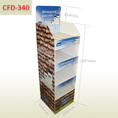 Point of sale cardboard display fsdu for vaseline