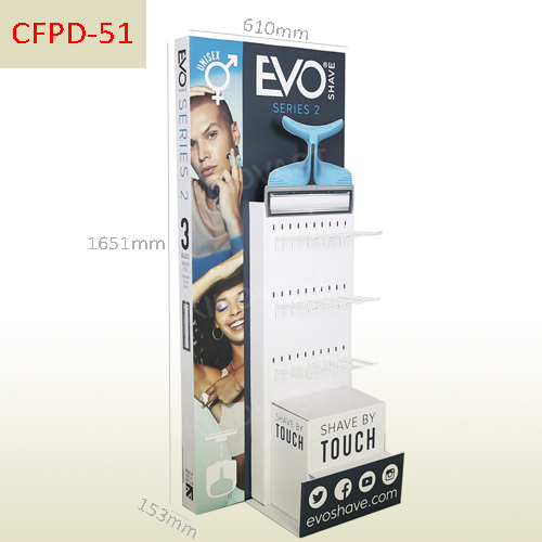 Wholesale cardboard floor display stand for Shavers,POP display stand, custom made display rack manufacturer, Paper Package Boxes, Gift boxes, Shopping bag factory China factory, Sino Printing & Packaging,Wholesale cardboard floor display stand for Shavers