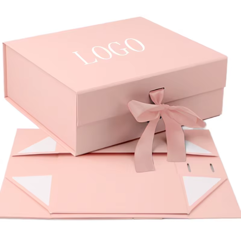 Paperboard Collapsible Gift Boxes with Ribbon and Magnetic Closure Foldable Boxes for Perfume and Cosmetic Gift Packaging,POP display stand, custom made display rack manufacturer, Paper Package Boxes, Gift boxes, Shopping bag factory China factory, Sino Printing & Packaging,Paperboard Collapsible Gift Boxes with Ribbon and Magnetic Closure Foldable Boxes for Perfume and Cosmetic Gift Packaging