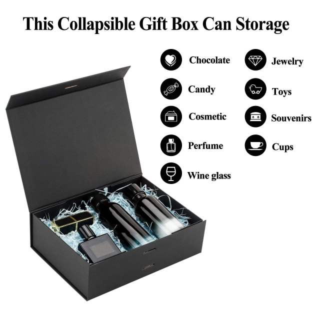 Collapsible Gift Boxes with Ribbon and Magnetic Closure Foldable Packaging Boxes for Perfume and Cosmetic Bottle,POP display stand, custom made display rack manufacturer, Paper Package Boxes, Gift boxes, Shopping bag factory China factory, Sino Printing & Packaging,Collapsible Gift Boxes with Ribbon and Magnetic Closure Foldable Packaging Boxes for Perfume and Cosmetic Bottle