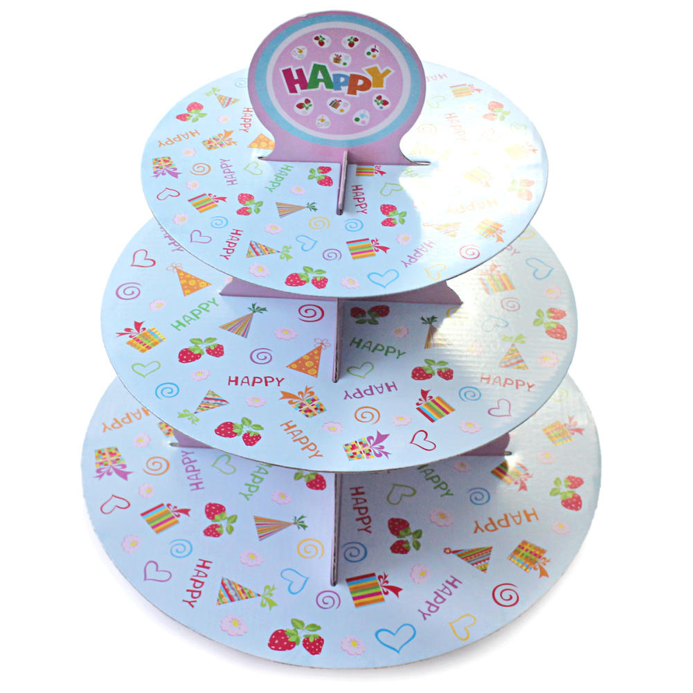 Cake Shop Cupcake Stand Custom made and printed Wedding Party Show Cupcake Stand Shelves