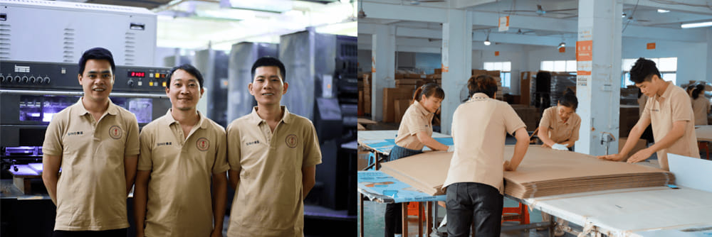 workers and workshop of Sino Printing and Packaging