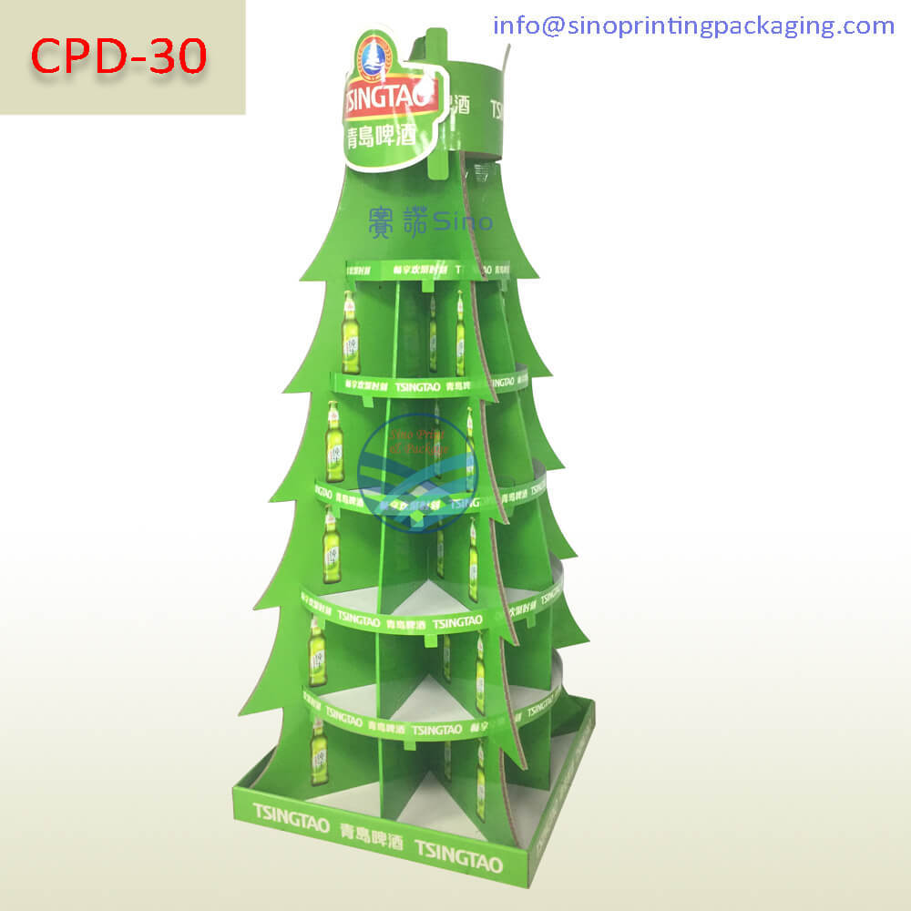 Beer and Beverage sales promotional retail Cardboard Pallet Display Stand,POP display stand, custom made display rack manufacturer, Paper Package Boxes, Gift boxes, Shopping bag factory China factory, Sino Printing & Packaging,Beer and Beverage sales promotional retail Cardboard Pallet Display Stand