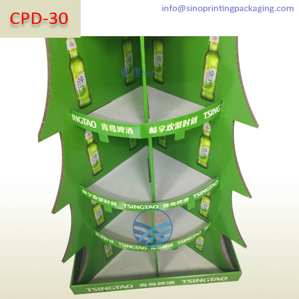 Beer and Beverage sales promotional retail Cardboard Pallet Display Stand,POP display stand, custom made display rack manufacturer, Paper Package Boxes, Gift boxes, Shopping bag factory China factory, Sino Printing & Packaging,Beer and Beverage sales promotional retail Cardboard Pallet Display Stand