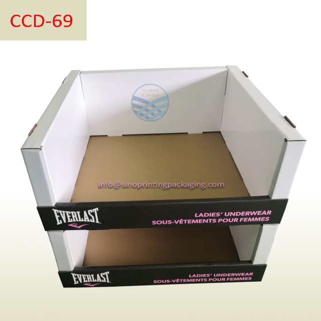 Ladies' underwear retail sales promotional Cardboard package box and stackable tray box,POP display stand, custom made display rack manufacturer, Paper Package Boxes, Gift boxes, Shopping bag factory China factory, Sino Printing & Packaging,Ladies' underwear retail sales promotional Cardboard stack-up package box and display box