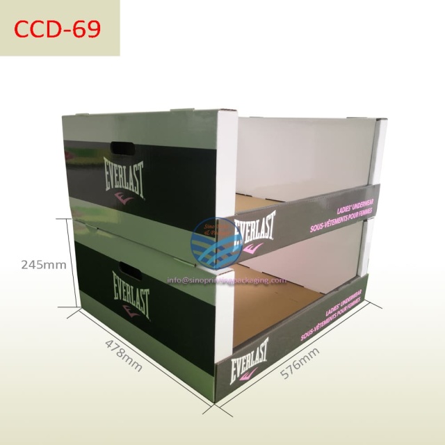 Ladies' underwear retail sales promotional Cardboard package box and stackable tray box,POP display stand, custom made display rack manufacturer, Paper Package Boxes, Gift boxes, Shopping bag factory China factory, Sino Printing & Packaging,Ladies' underwear retail sales promotional Cardboard stack-up package box and display box