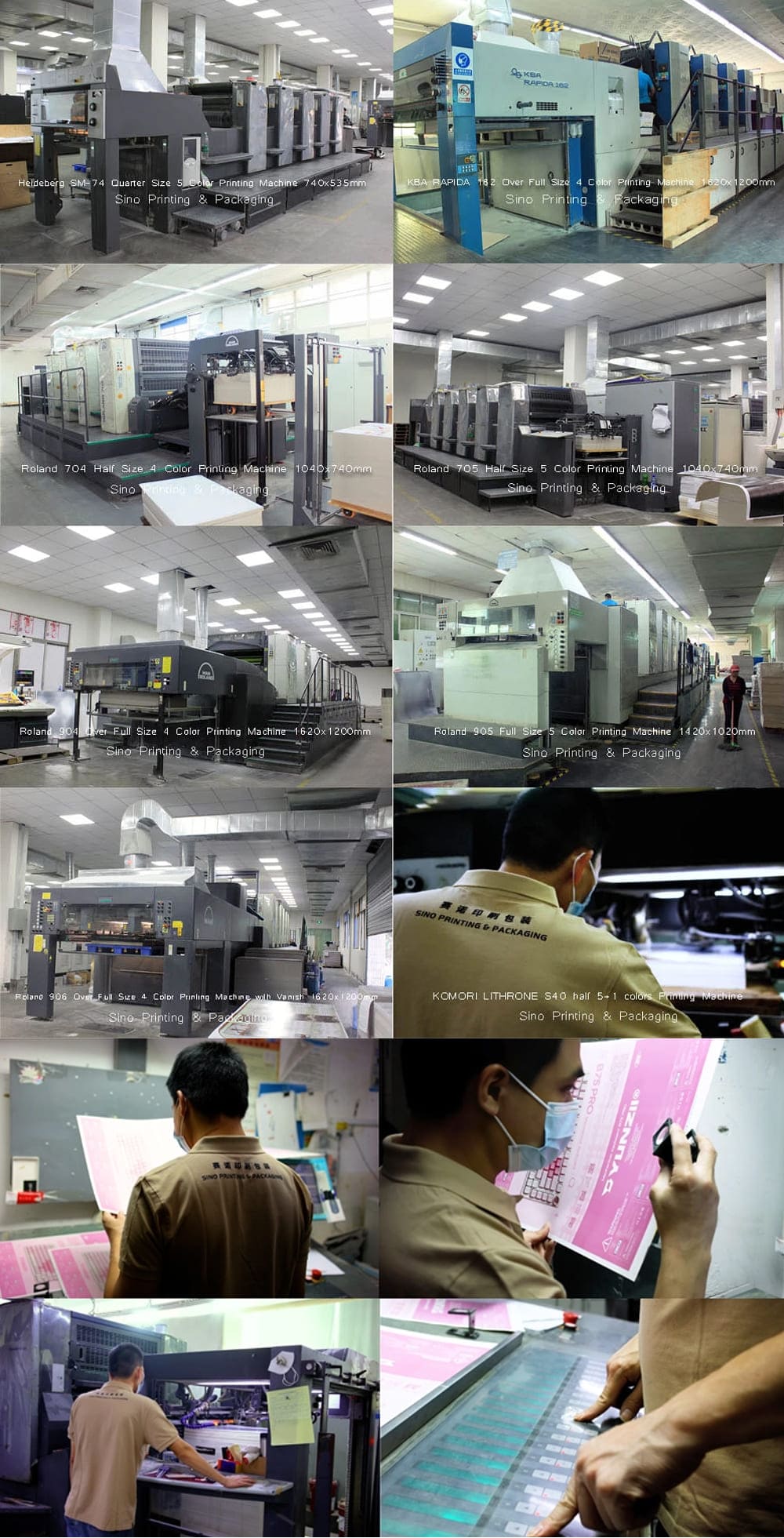 Printing Machines Workshop of Shenzhen Sino Printing and Packaging Co., Limited