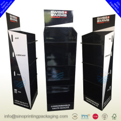Custom Printed Corrugated Cardboard Floor Standing 4 levels Display rack,POP display stand, custom made display rack manufacturer, Paper Package Boxes, Gift boxes, Shopping bag factory China factory, Sino Printing & Packaging,Custom Printed Corrugated Cardboard Floor Standing 4 levels Display rack