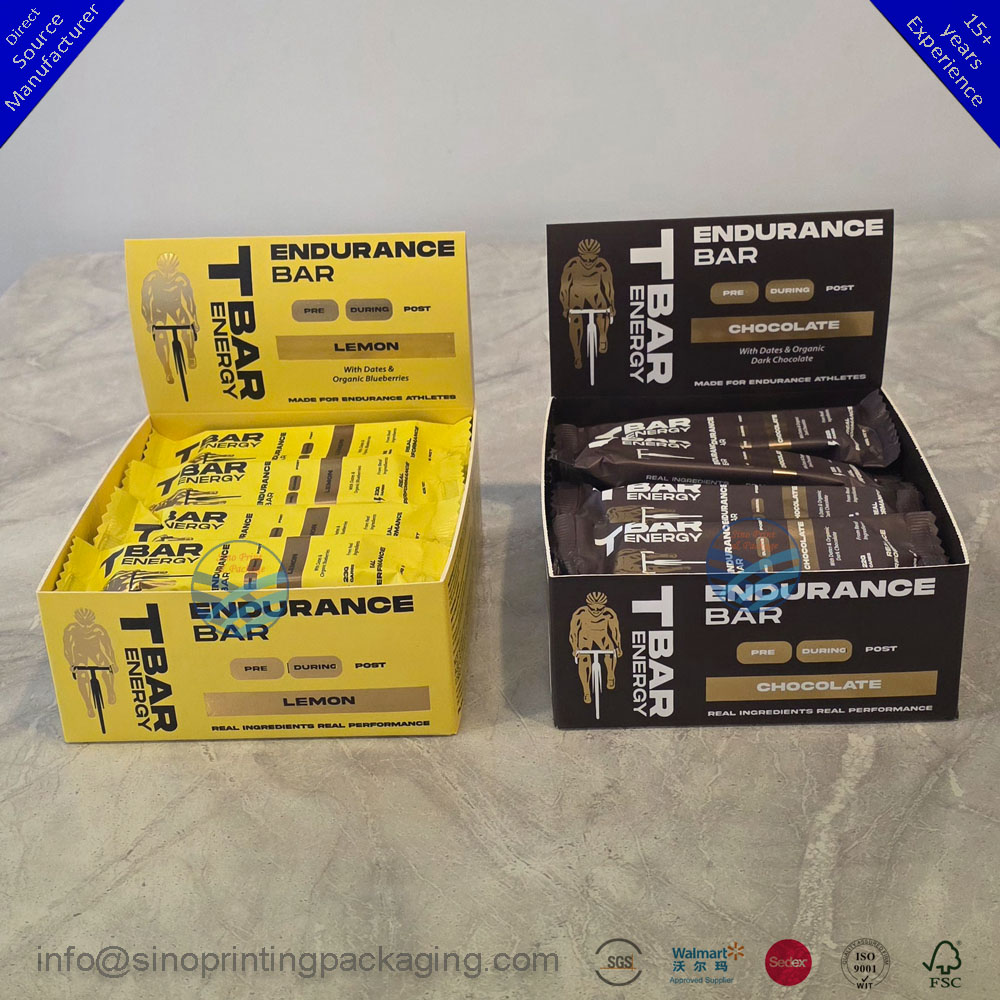 Lemon bars Packaging Box and Display Box Chocolate bars Packaging Box and Display Box