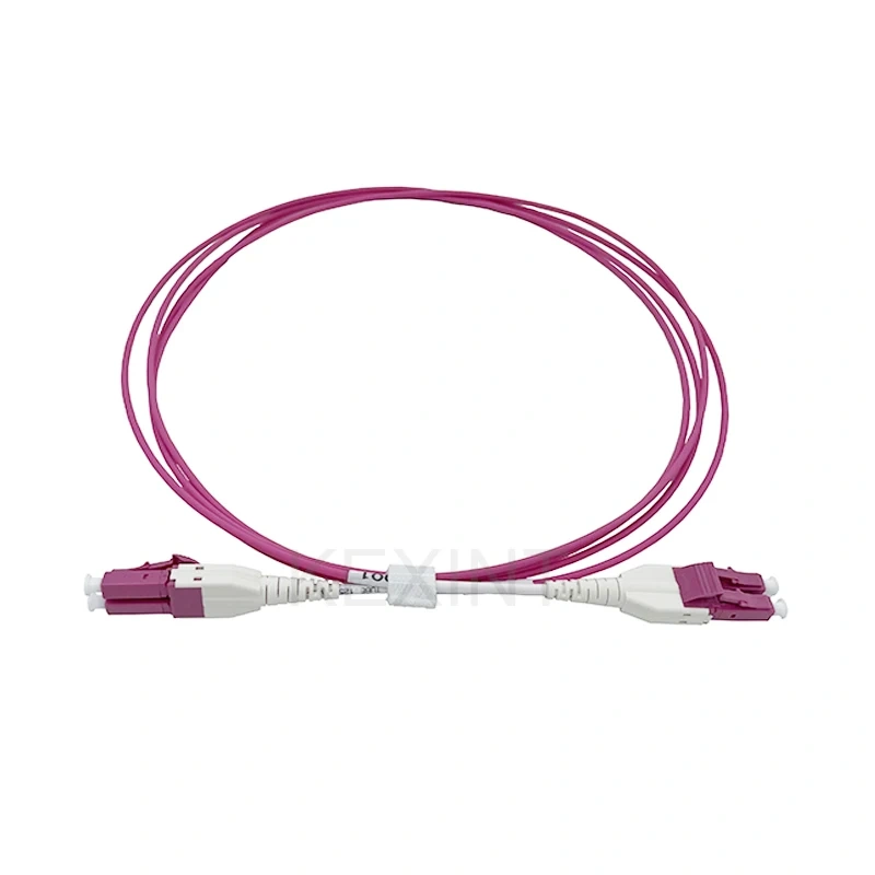 KEXINT Multimode OM4 LC-LC Duplex Uniboot LSZH 2.0mm 2 Meter Optical Fiber Patch Cord