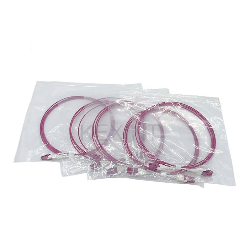 KEXINT Multimode OM4 LC-LC Duplex Uniboot LSZH 2.0mm 2 Meter Optical Fiber Patch Cord