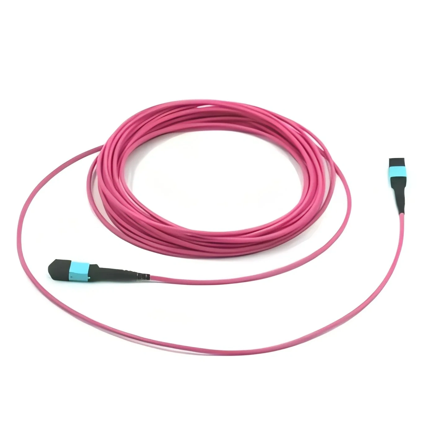 KEXINT FTTH High Density MM OM4 MTP MPO 8 12 24 Core Cable Optical Fiber Patch Cord