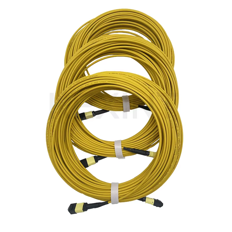 KEXINT FTTH High Density MM MTP MPO  24 Cores Cable Optical Fiber Patch Cord