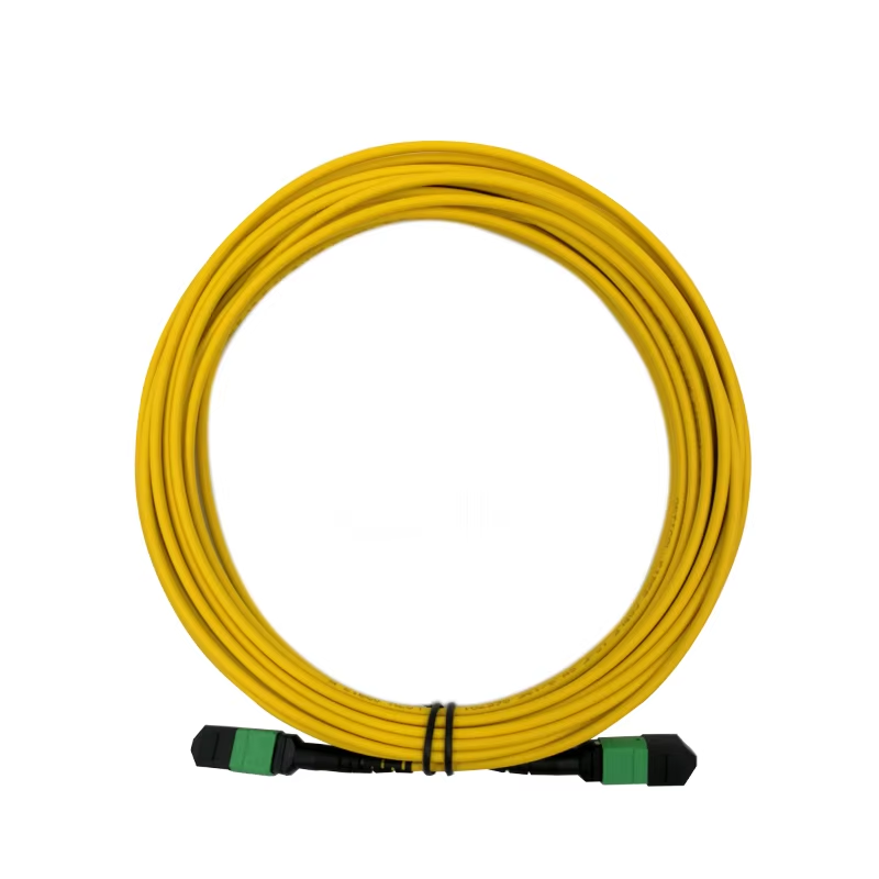 KEXINT FTTH High Density MM MTP MPO  24 Cores Cable Optical Fiber Patch Cord