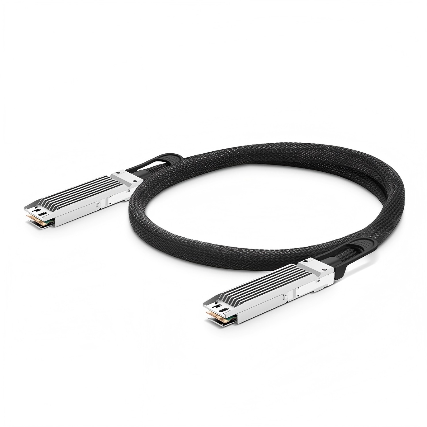 KEXINT 2m (7ft) NVIDIA/Mellanox MCP4Y10-N002 Compatible 800G OSFP Finned Top InfiniBand NDR Passive Direct Attach Copper Twinax Cable for Quantum-2 Switches