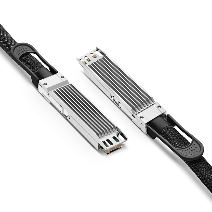 KEXINT 2m (7ft) NVIDIA/Mellanox MCP4Y10-N002 Compatible 800G OSFP Finned Top InfiniBand NDR Passive Direct Attach Copper Twinax Cable for Quantum-2 Switches