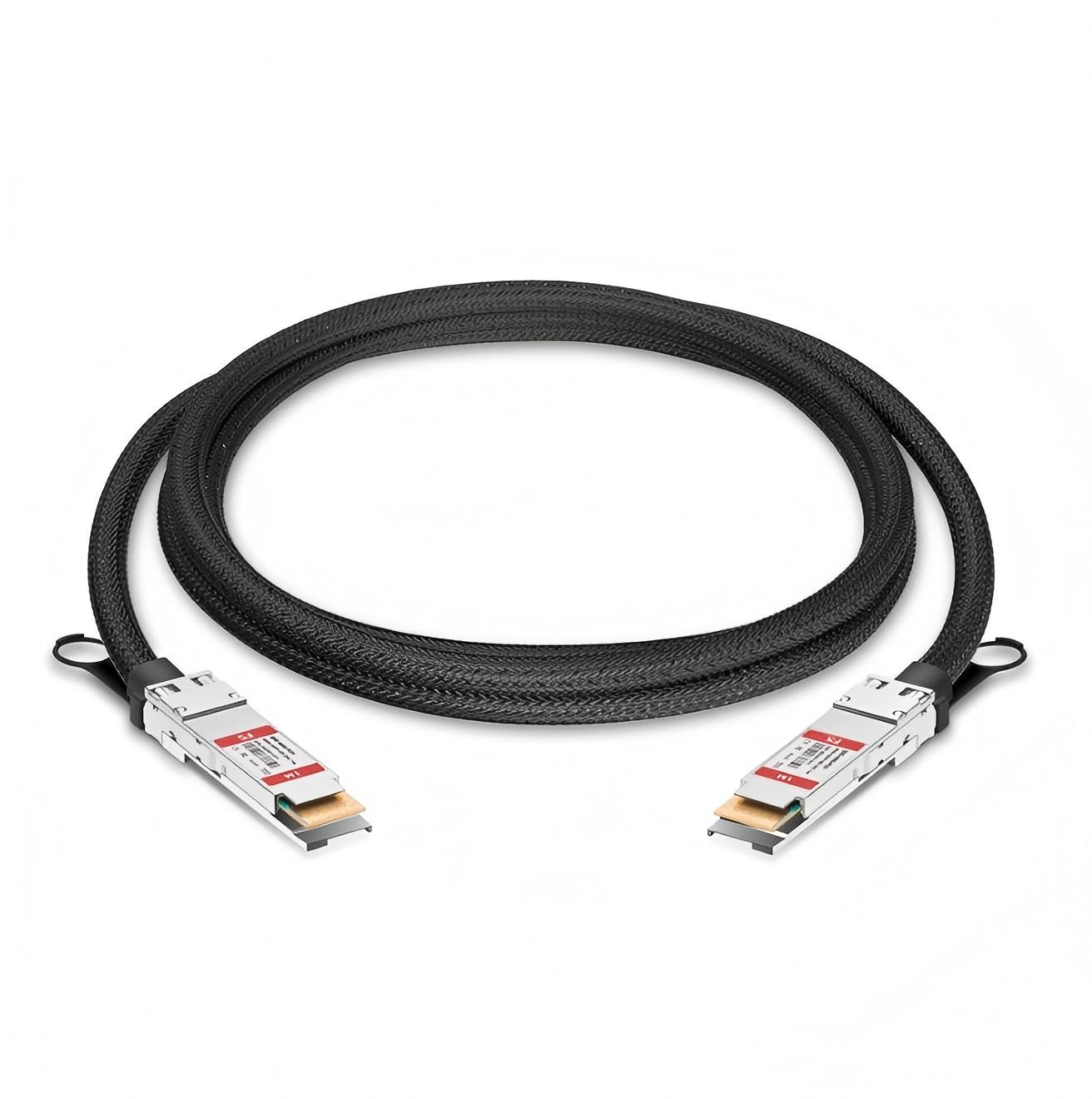 1m (3ft) Cisco QDD-400-CU1M Compatible 400G QSFP-DD Passive Direct ...
