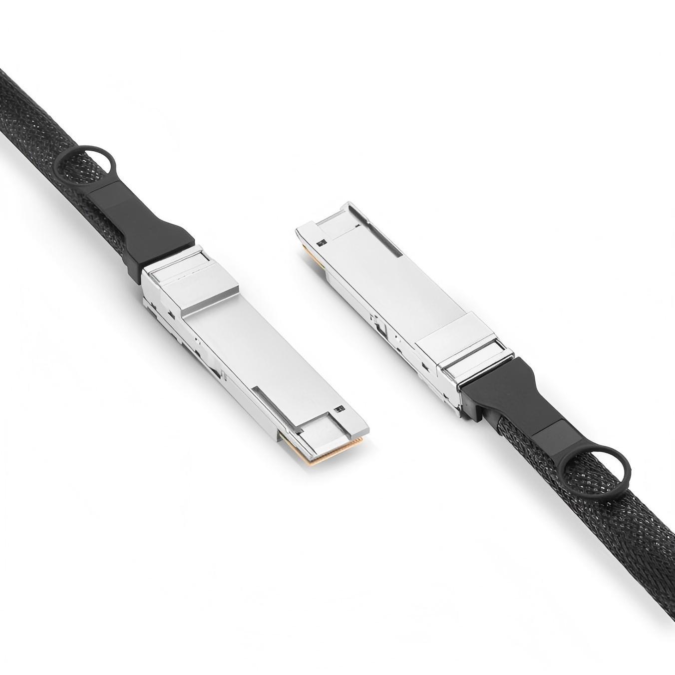 1m (3ft) Cisco QDD-400-CU1M Compatible 400G QSFP-DD Passive Direct Attach Copper Twinax Cable