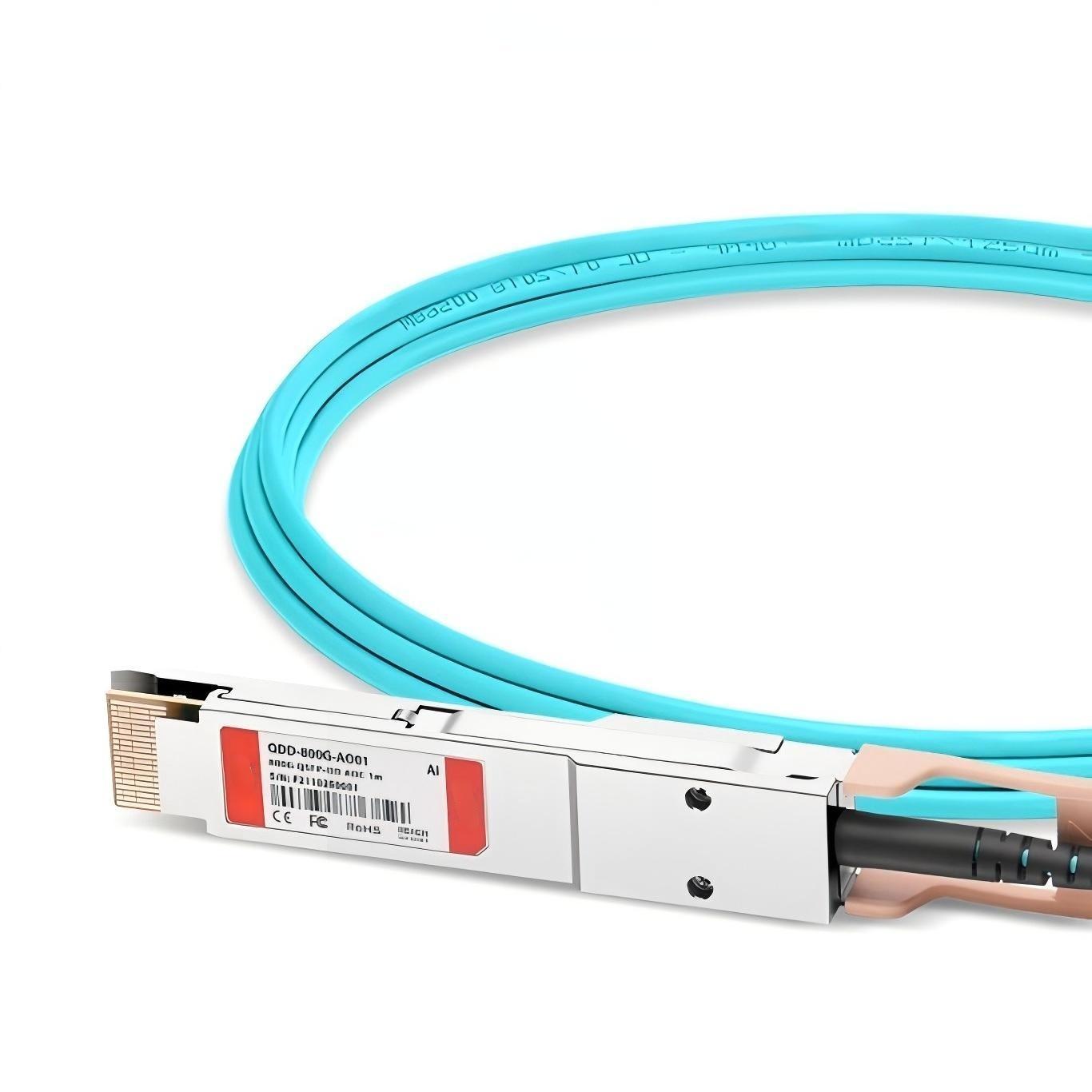 KEXINT 1m (3ft) Arista Networks A-D800-D800-1M Compatible 800G QSFP-DD Active Optical Cable