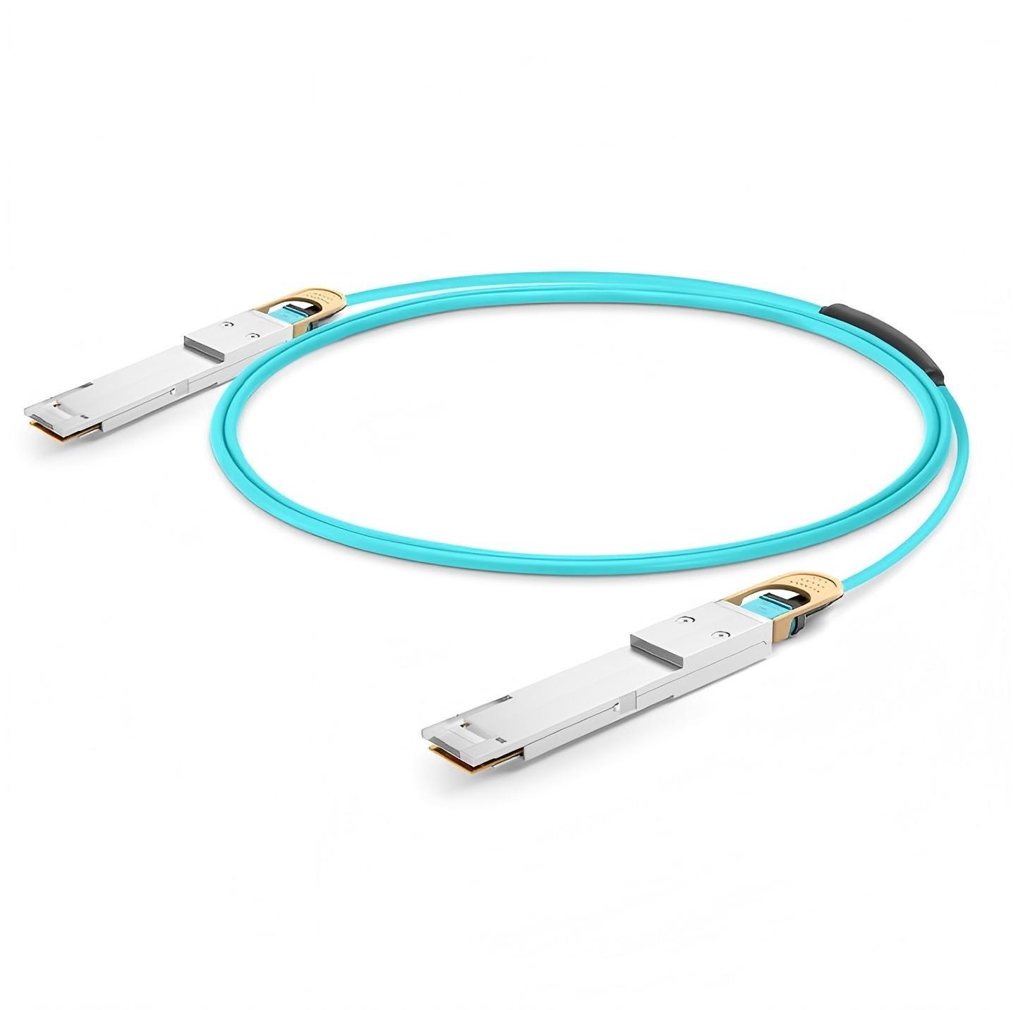 kexint Juniper Networks QDD-400G-AOC-1M Compatible 400G QSFP-DD Active Optical Cable