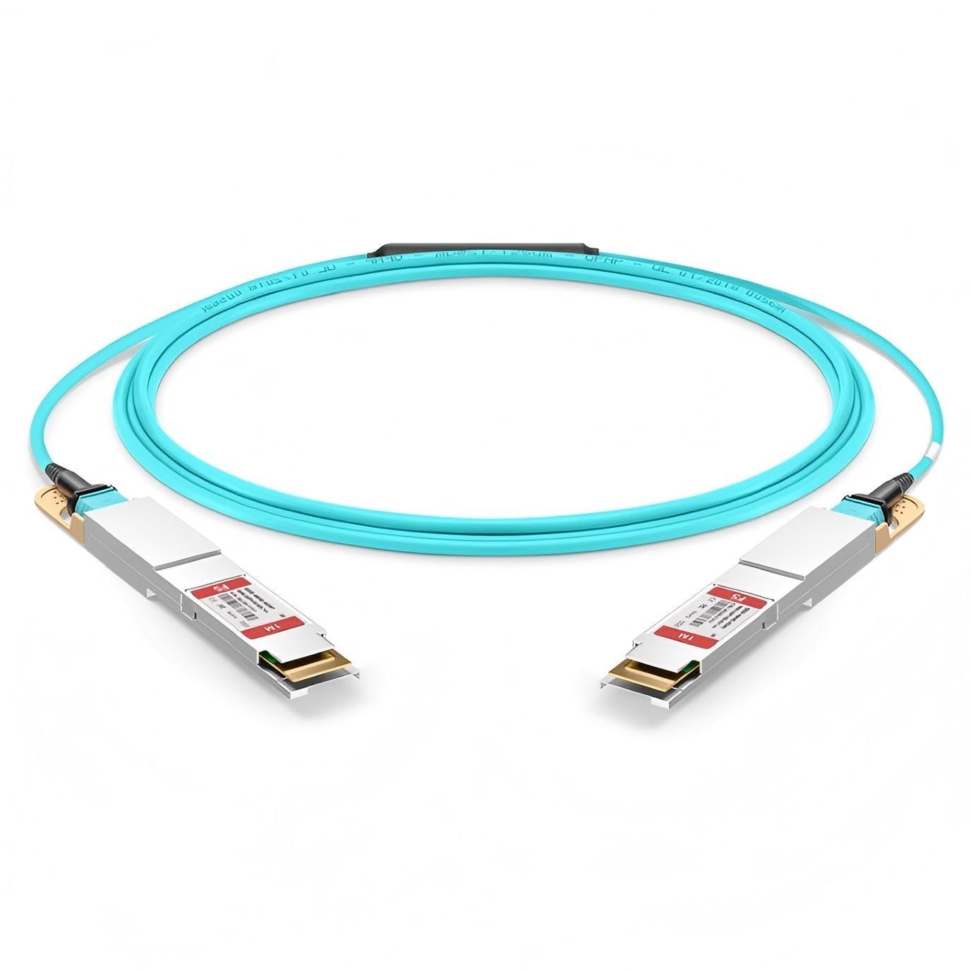 kexint Juniper Networks QDD-400G-AOC-1M Compatible 400G QSFP-DD Active Optical Cable
