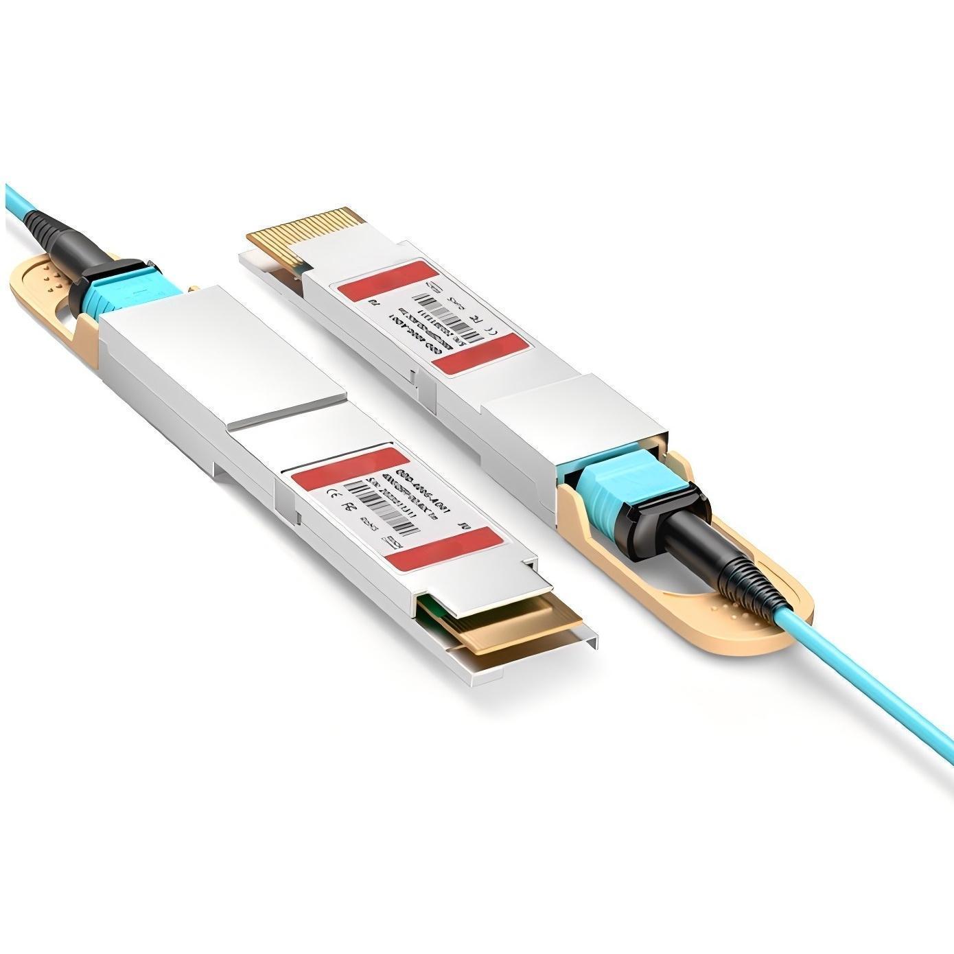 kexint Juniper Networks QDD-400G-AOC-1M Compatible 400G QSFP-DD Active Optical Cable