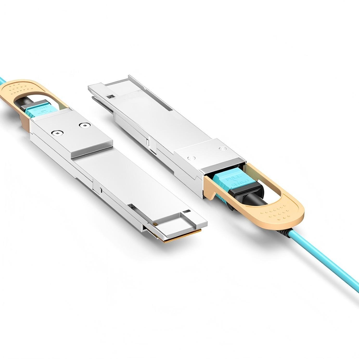 kexint Juniper Networks QDD-400G-AOC-1M Compatible 400G QSFP-DD Active Optical Cable
