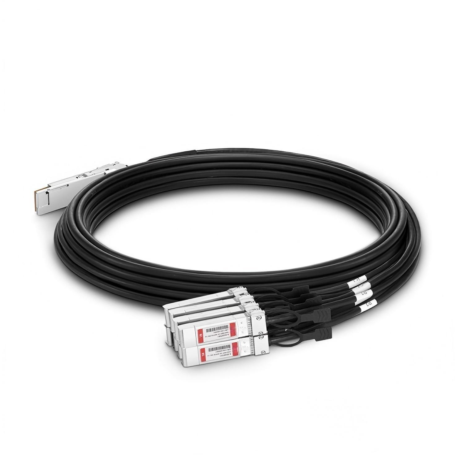 KEXINT 1m (3ft) Arista Networks CAB-D-8S-400G-1M Compatible 400G QSFP-DD to 8 x 50G SFP56 Passive Direct Attach Copper Breakout Cable