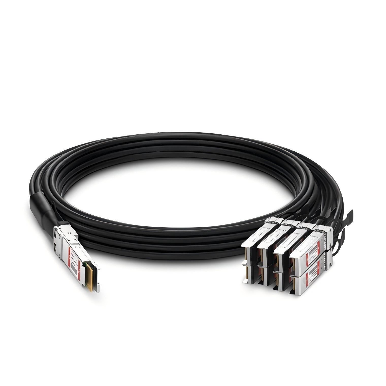 KEXINT 1m (3ft) Arista Networks CAB-D-8S-400G-1M Compatible 400G QSFP-DD to 8 x 50G SFP56 Passive Direct Attach Copper Breakout Cable