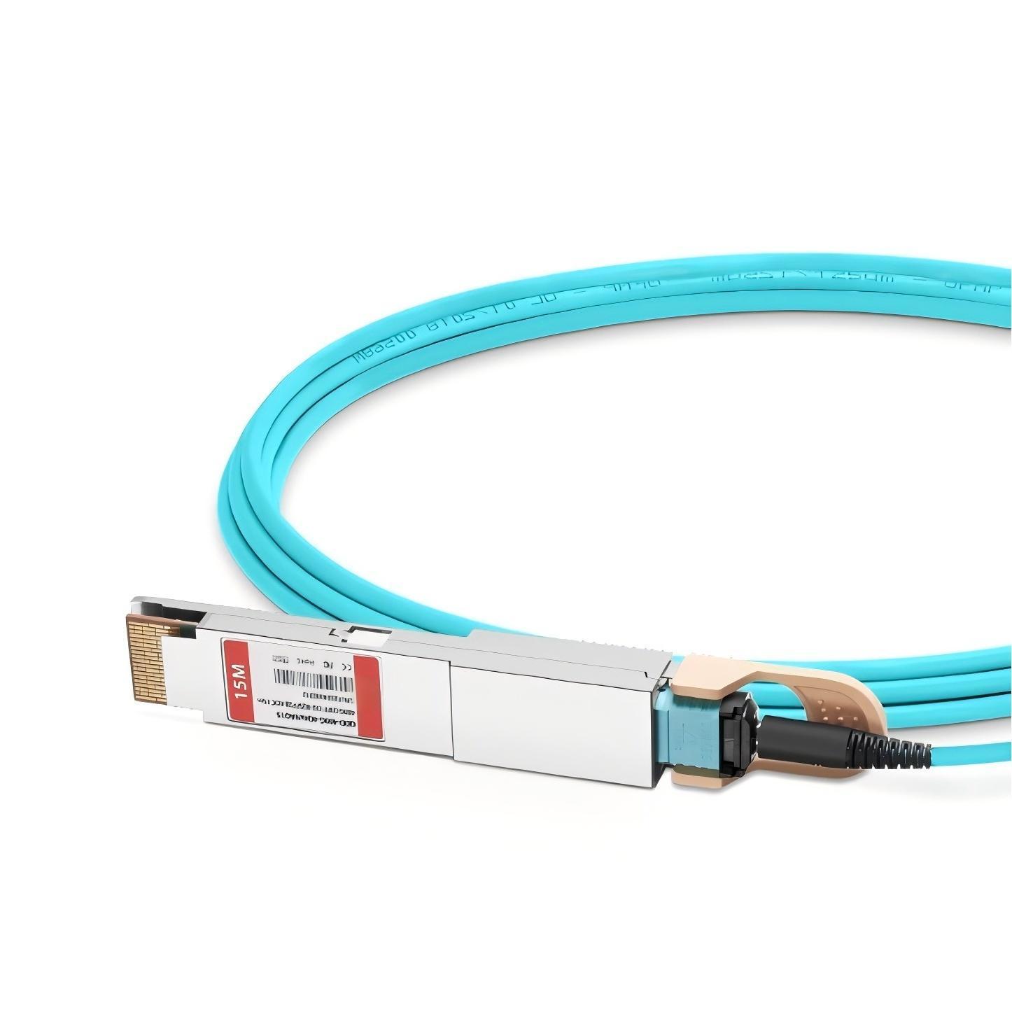 KEXINT 1m (3ft) Cisco Compatible 400G QSFP-DD to 4 x 100G QSFP28 Active Optical Breakout Cable