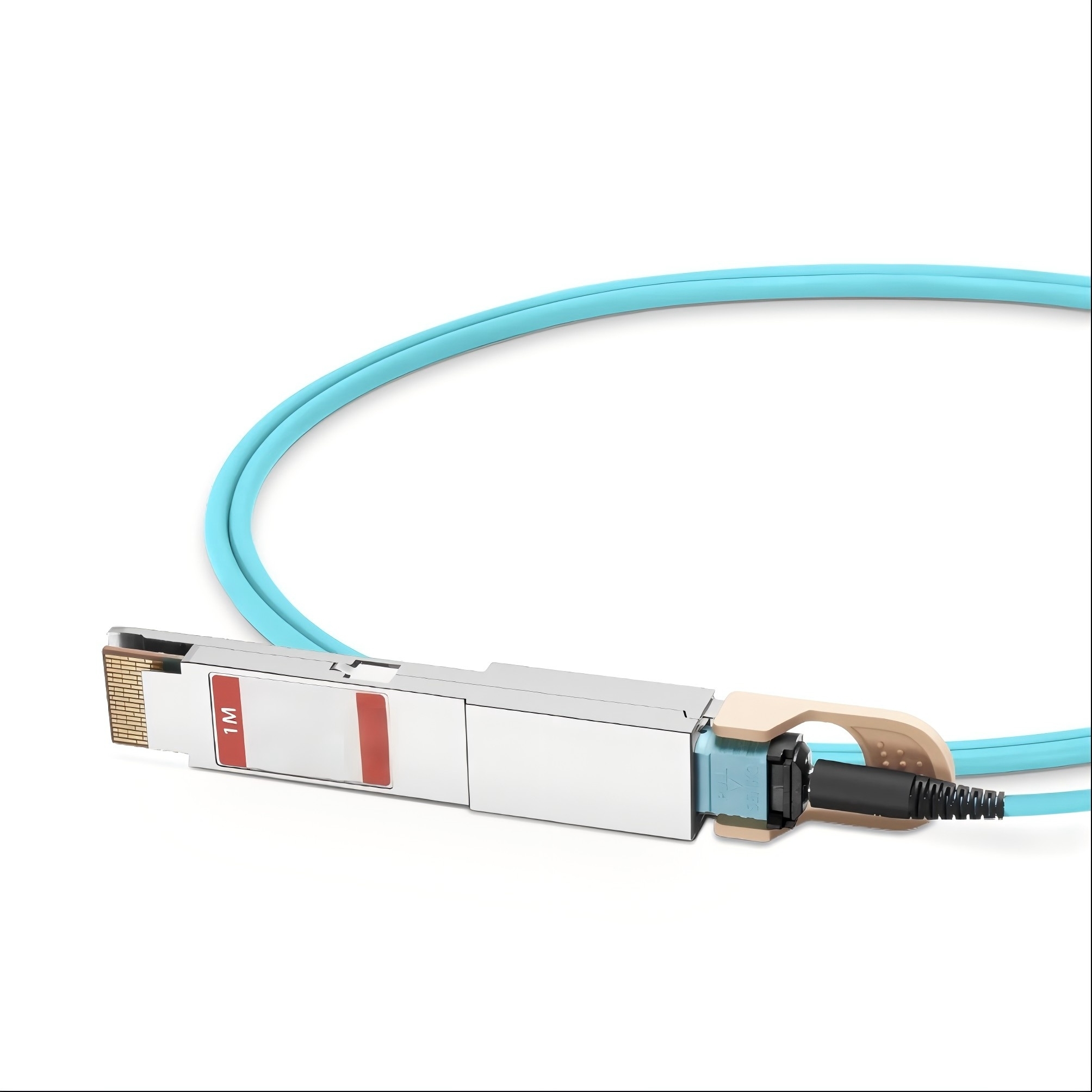 KEXINT 1m (3ft) Cisco Compatible 400G QSFP-DD to 4 x 100G QSFP28 Active Optical Breakout Cable