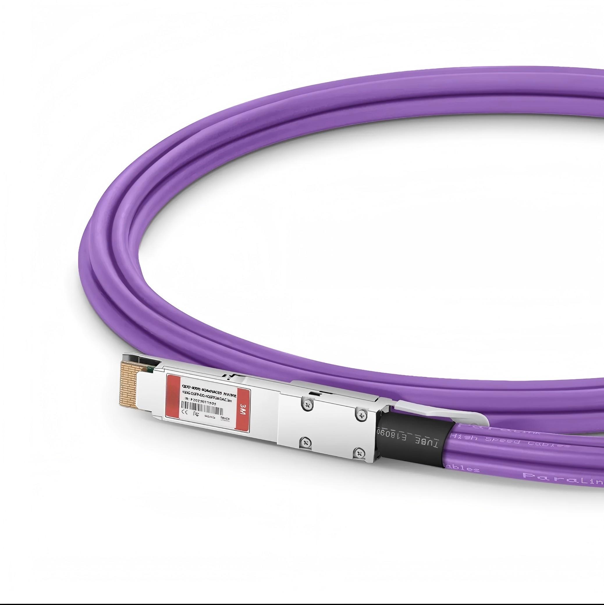KEXINT 3m (10ft) NVIDIA/Mellanox Compatible 400G QSFP-DD to 4 x 100G QSFP28 Ethernet Active Electrical Breakout Cable