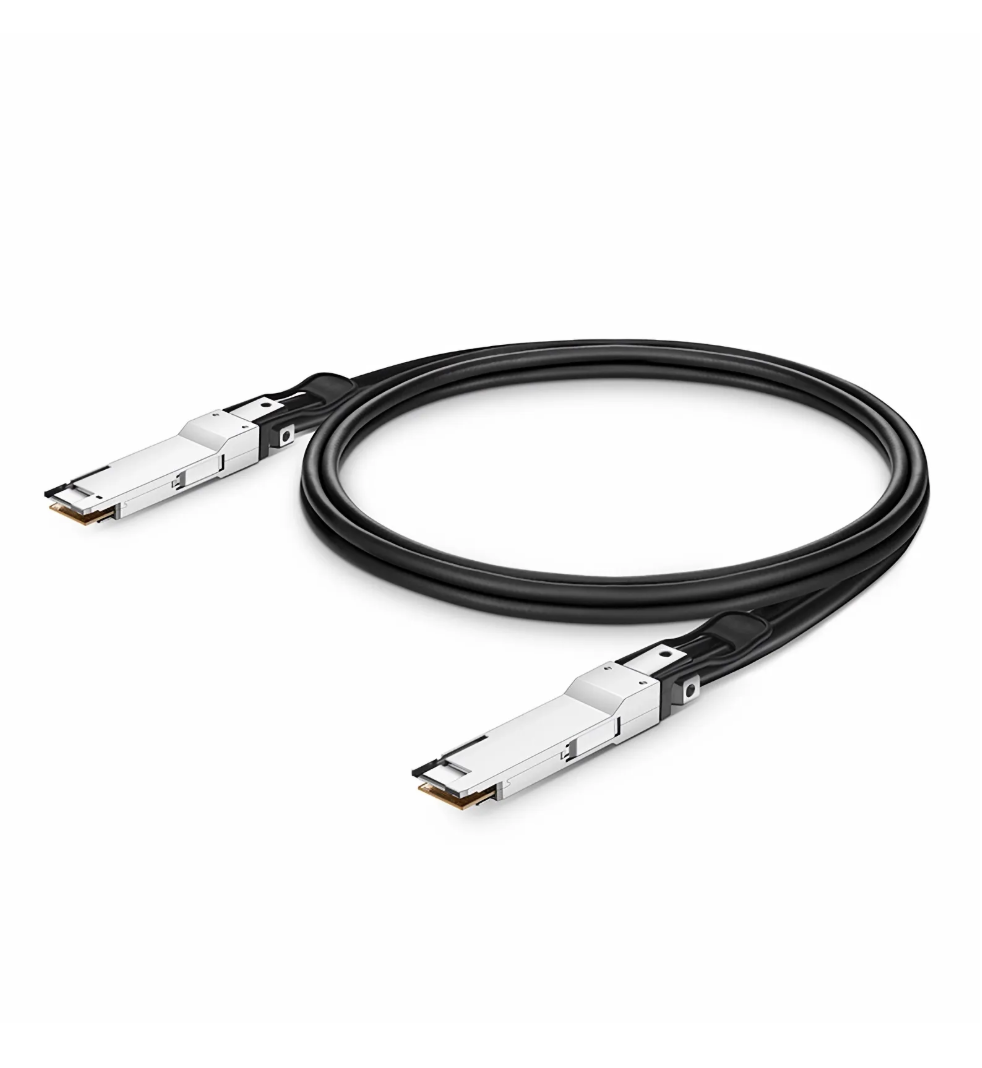 KEXINT 1m (3ft) Generic Compatible 200G QSFP-DD Passive Direct Attach Copper Twinax Cable