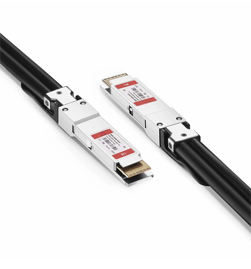 KEXINT 1m (3ft) Generic Compatible 200G QSFP-DD Passive Direct Attach Copper Twinax Cable