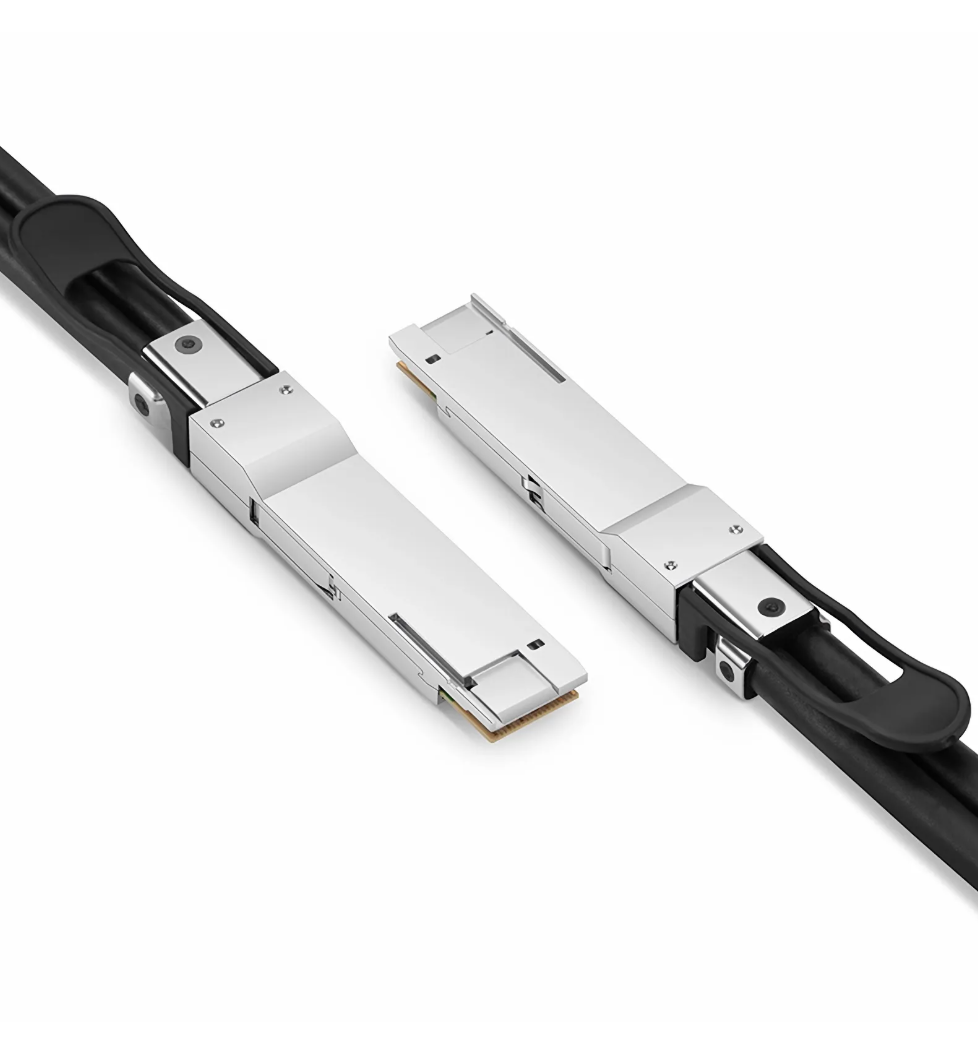 KEXINT 1m (3ft) Generic Compatible 200G QSFP-DD Passive Direct Attach Copper Twinax Cable
