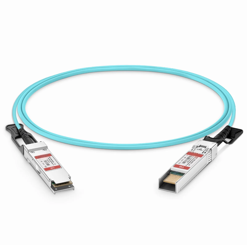 KEXINT 1m (3ft) Generic Compatible 100G SFP-DD to QSFP28 Active Optical Cable