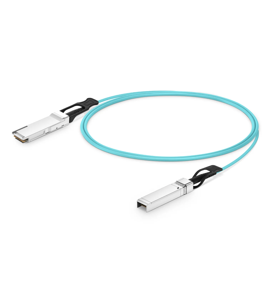 KEXINT 1m (3ft) Generic Compatible 100G SFP-DD to QSFP28 Active Optical Cable
